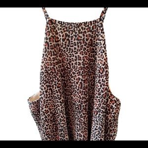Sunday in Brooklyn Sold @ Anthropology Women’s Leopard Print Tank Size XS